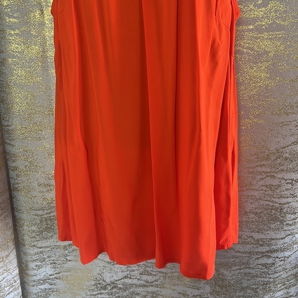 Tom Tailor Hot Orange/Red Round Neck Loose Style Top Size US 8 - Picture 5 of 15